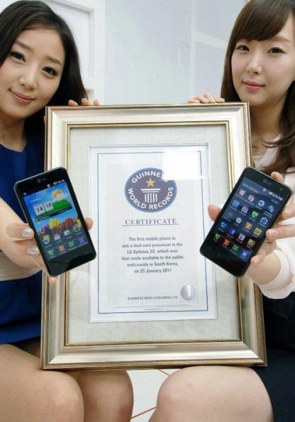 LG Optimus Speed Guinness Buch e1304500792812