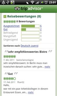 TripAdvisor: Bewertungen TripAdvisor: Bewertungen