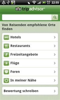 TripAdvisor: Startseite TripAdvisor: Startseite