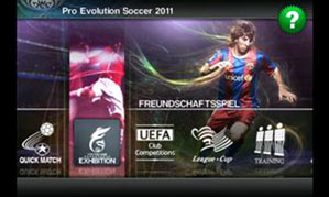 Pro Evolution Soccer 2011: Auswahlmenü