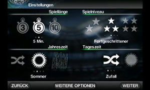 Pro Evolution Soccer 2011: Einstellungen