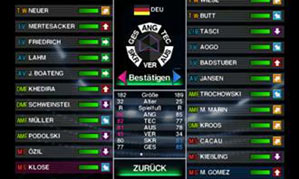 Pro Evolution Soccer 2011: Spielervergleich