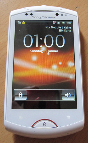 Sony Ericsson Live mit Walkman: Rückseite