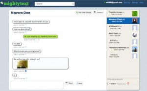 MightyText: Browser-Anwendung MightyText Browser Anwendung