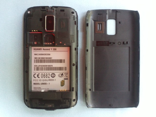 Huawei Ascend Y200, Akkufach - (Foto: N-Droid) Huawei Ascend Y200 Akkufach Große Webansicht