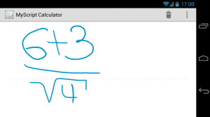 MyScript Calculator: Handschrift-Taschenrechner MyScript Calculator Handschrift Taschenrechner