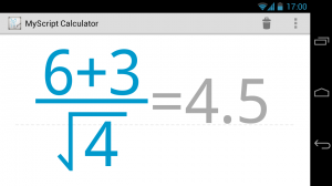 MyScript Calculator: erkennt und rechnet MyScript Calculator erkennt und rechnet