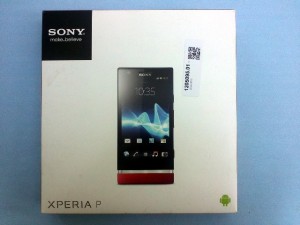 Sony Xperia P Verpackung