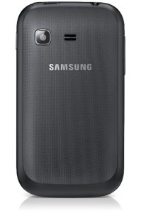 Samsung Galaxy Pocket Schwarz - (Foto: Samsung) de GT S5300ZKADBT 004 Back Große Webansicht