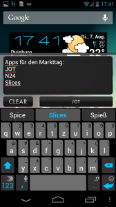 JOT! Notes Widget: Bild 1 JOT Notes Widget Bild 1