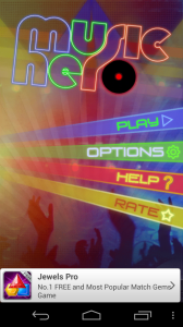 Music Hero Startscreen