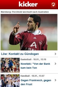 kicker online (Quelle: Google Play Store) kicker online (Quelle: Google Play Store)