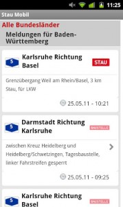 Stau Mobil (Quelle: Google Play Store) Stau Mobil (Quelle: Google Play Store)