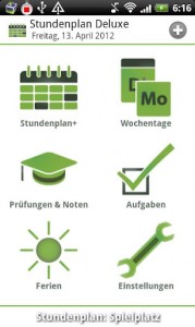 Stundenplan Deluxe (Quelle: Google Play Store) Stundenplan Deluxe (Quelle: Google Play Store)