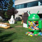 Android 4.1 (Jelly Bean) Statue vor der Google-Zentrale Android 4.1 (Jelly Bean) Statue vor der Google-Zentrale