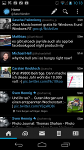 Echofon Alpha - Timeline Echofon Alpha Timeline