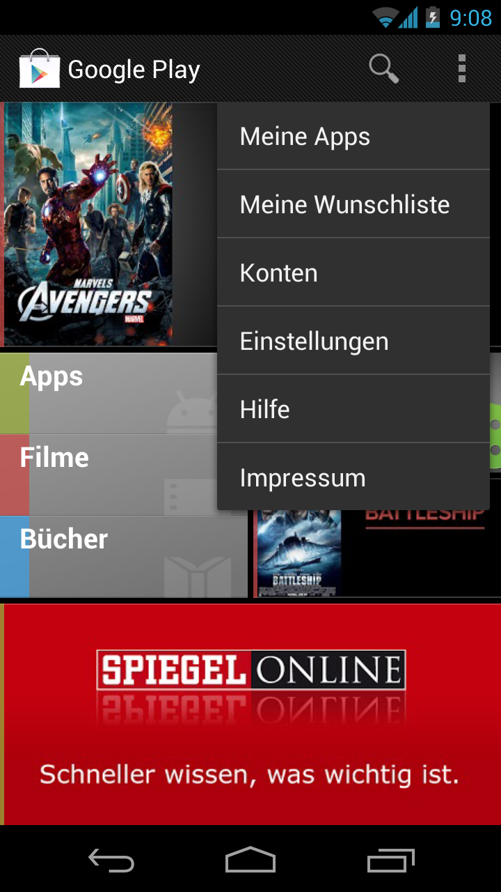 Google Play Store Wunschliste 01