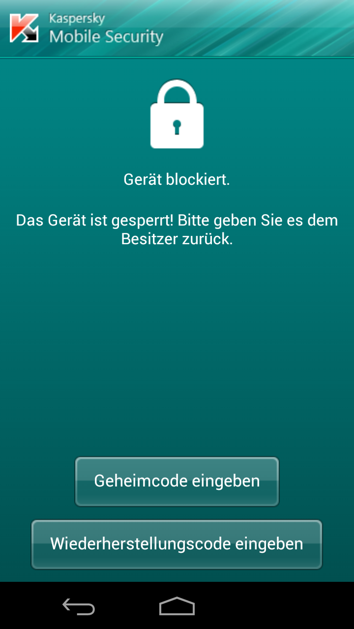 KSM Remote gesperrt