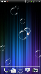 Notification Bubbles - Homescreen