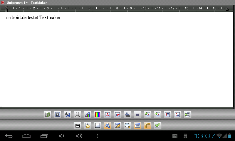 Office 2012: TextMaker Mobile TextMaker Mobile