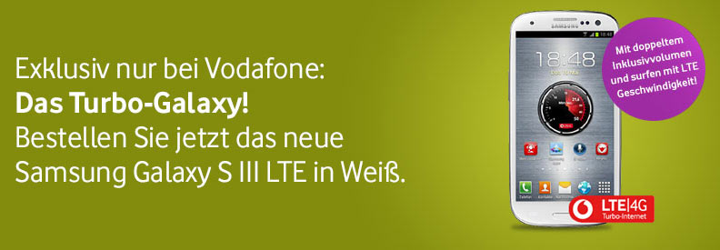 Vodafone: LTE-Tarifaktion Vodafone: LTE-Tarifaktion
