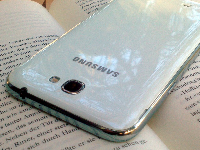 Samsung Galaxy Note II - Backcover (Bild: N-Droid) Galaxy Note II Backcover