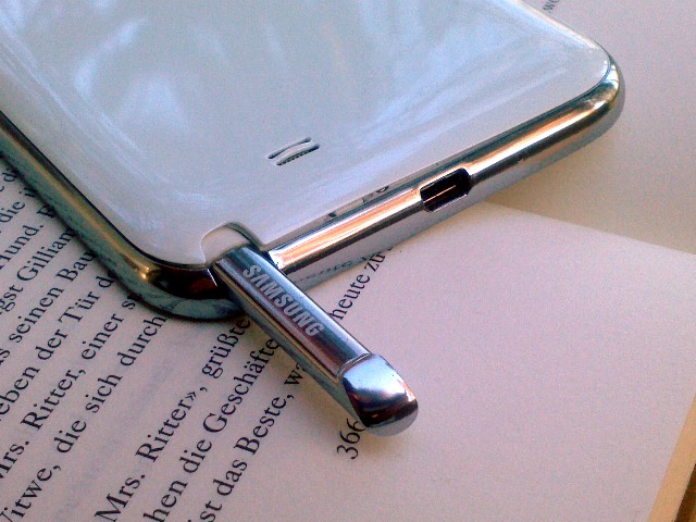 Samsung Galaxy Note II - Stylus (Bild: N-Droid) Galaxy Note II Stylus