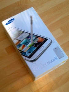 Samsung Galaxy Note II - Verpackung (Bild: N-Droid) Galaxy Note II Verpackung