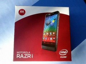 Motorola Razr i Verpackung