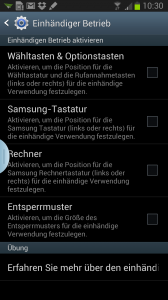 Samsung Galaxy Note II - Einhändiger Betrieb (Bild: N-Droid) Samsung Galaxy Note II Einhändiger Betrieb