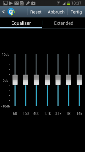 Samsung Galaxy Note II Equalizer