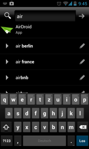 Schwarze Google Mobile - Ergebnisliste Schwarze Google Mobile Ergebnisliste