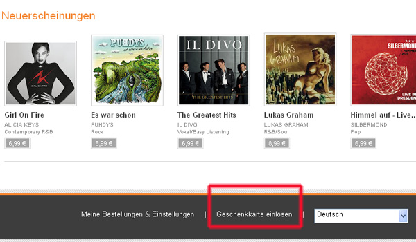 Geschenkkarten im Google Play Store Geschenkkarten im Google Play Store