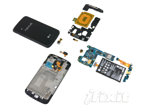 LG Nexus 4: Teardown (Bild: iFixit) LG Nexus 4: Teardown (Bild: iFixit)