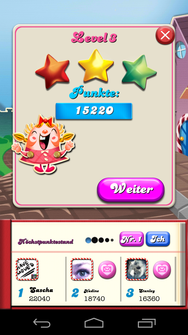 Candy Crush Saga mit FB