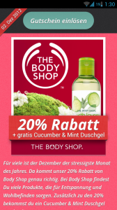 Gutschein des Tages - aktueller Deal