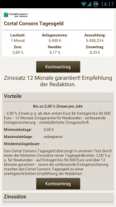 Tagesgeld.info - Detailinformationen