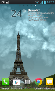 True Weather Paris bewölkt