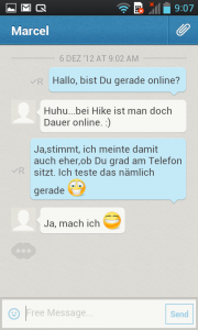 hike Konversation