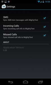 Mightytext: SMS am PC Mightytext: SMS am PC