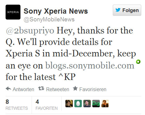 Android 4.1 für das Xperia S Android 4.1 für das Xperia S