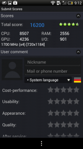 HTC One X+ AnTuTu Benchmark