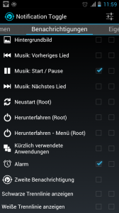 Abbildung zum Artikel „Test: Notification Toggle – Neue Funktionen für die Android-Statusleiste“