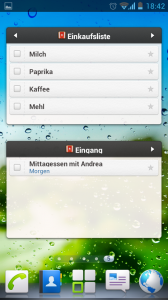 Wunderlist Widget