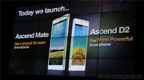 Huawei Ascend Mate, D2 (Bild: androidcentral) Huawei Ascend Mate, D2 (Bild: androidcentral)