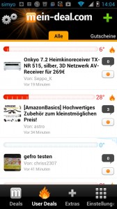 Mein Deal: Screenshot
