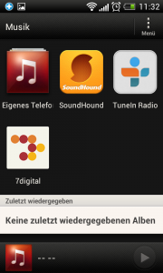 HTC Desire X - Musik Abbildung zum Artikel „Das HTC Desire X im Test – Günstiger Mittelklasse-Allrounder“