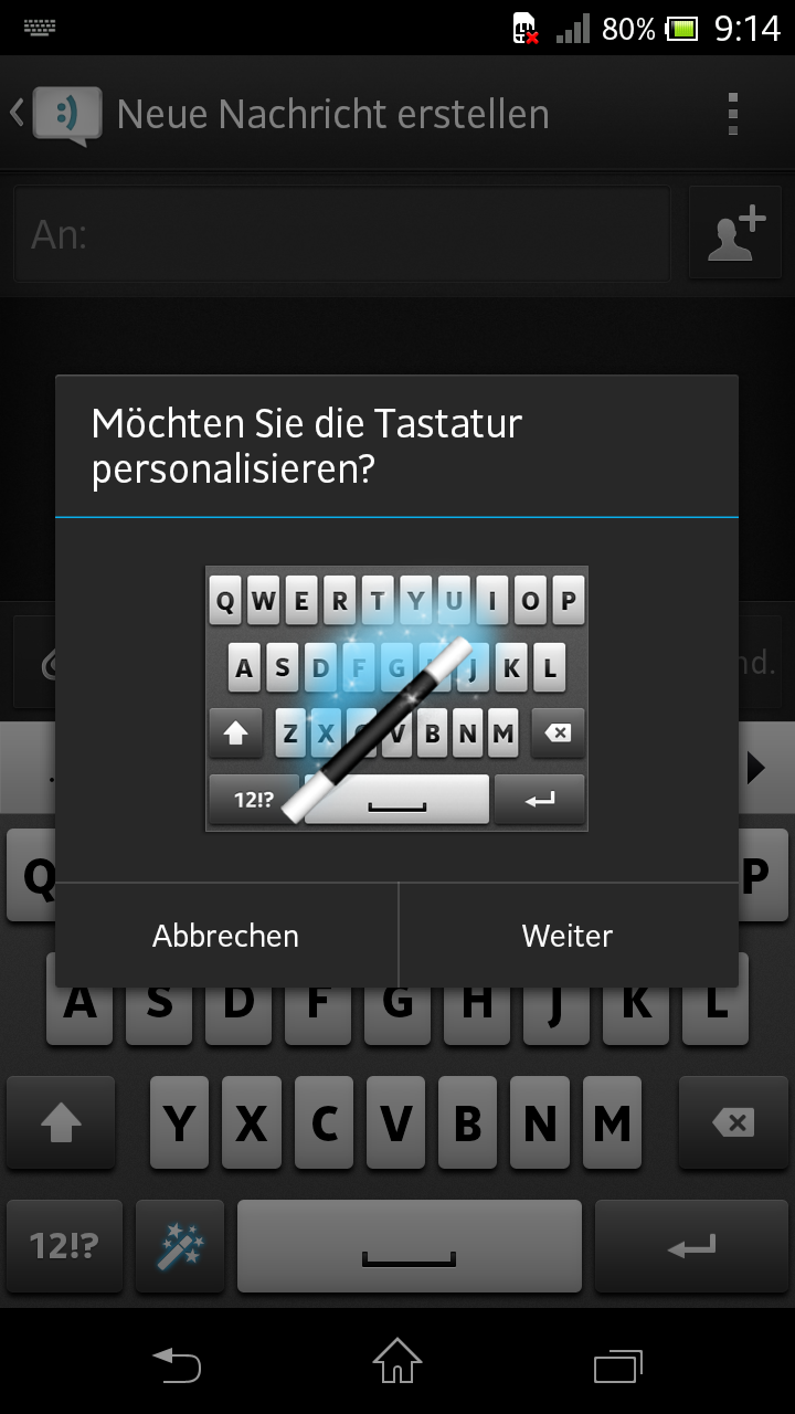 Xperia T Tastaturpersonalisierung 01