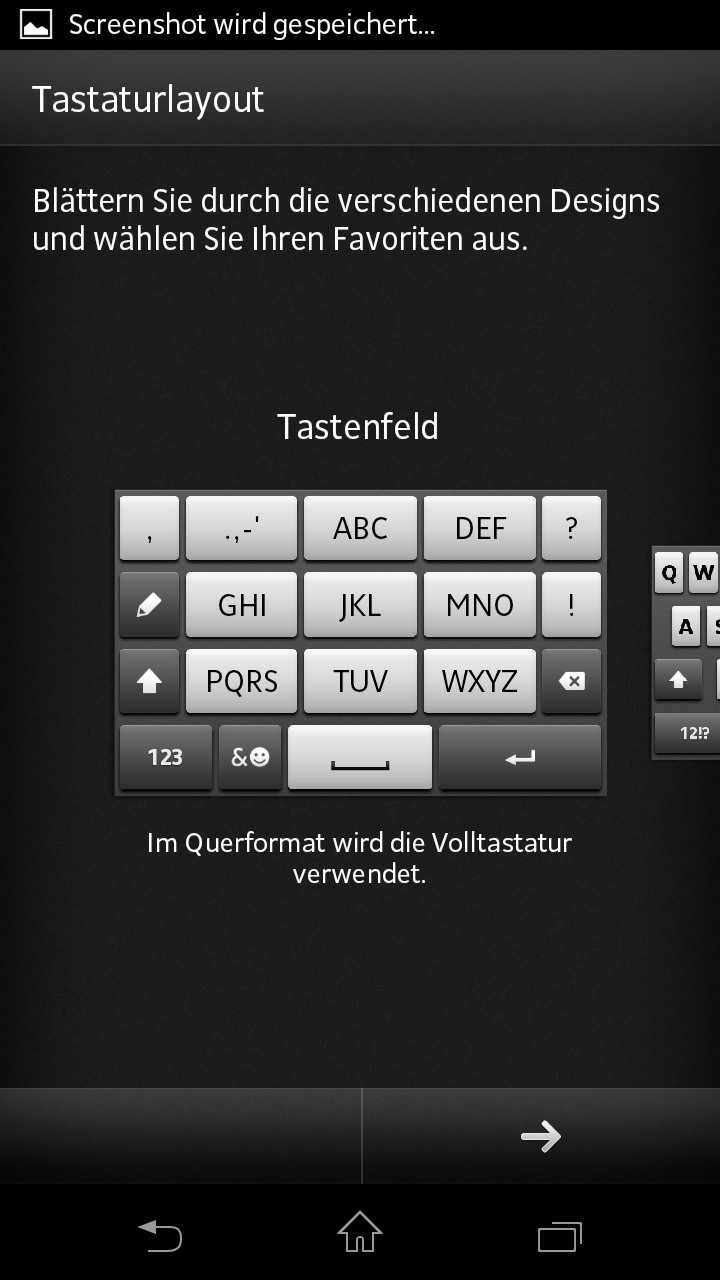 Xperia T Tastaturpersonalisierung 03