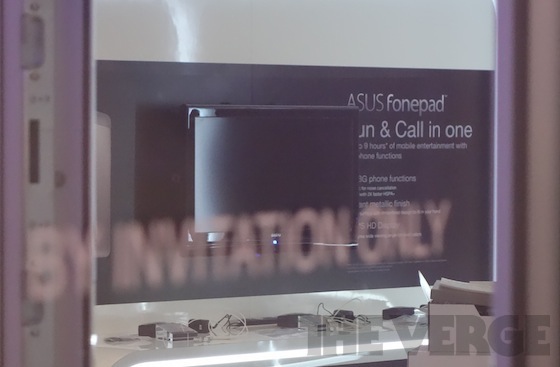Asus Fonepad-Werbung (Bild: The Verge) Asus Fonepad-Werbung (Bild: The Verge)